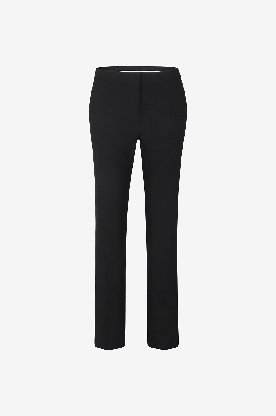 Gerade Hose aus Wollmix-Twill