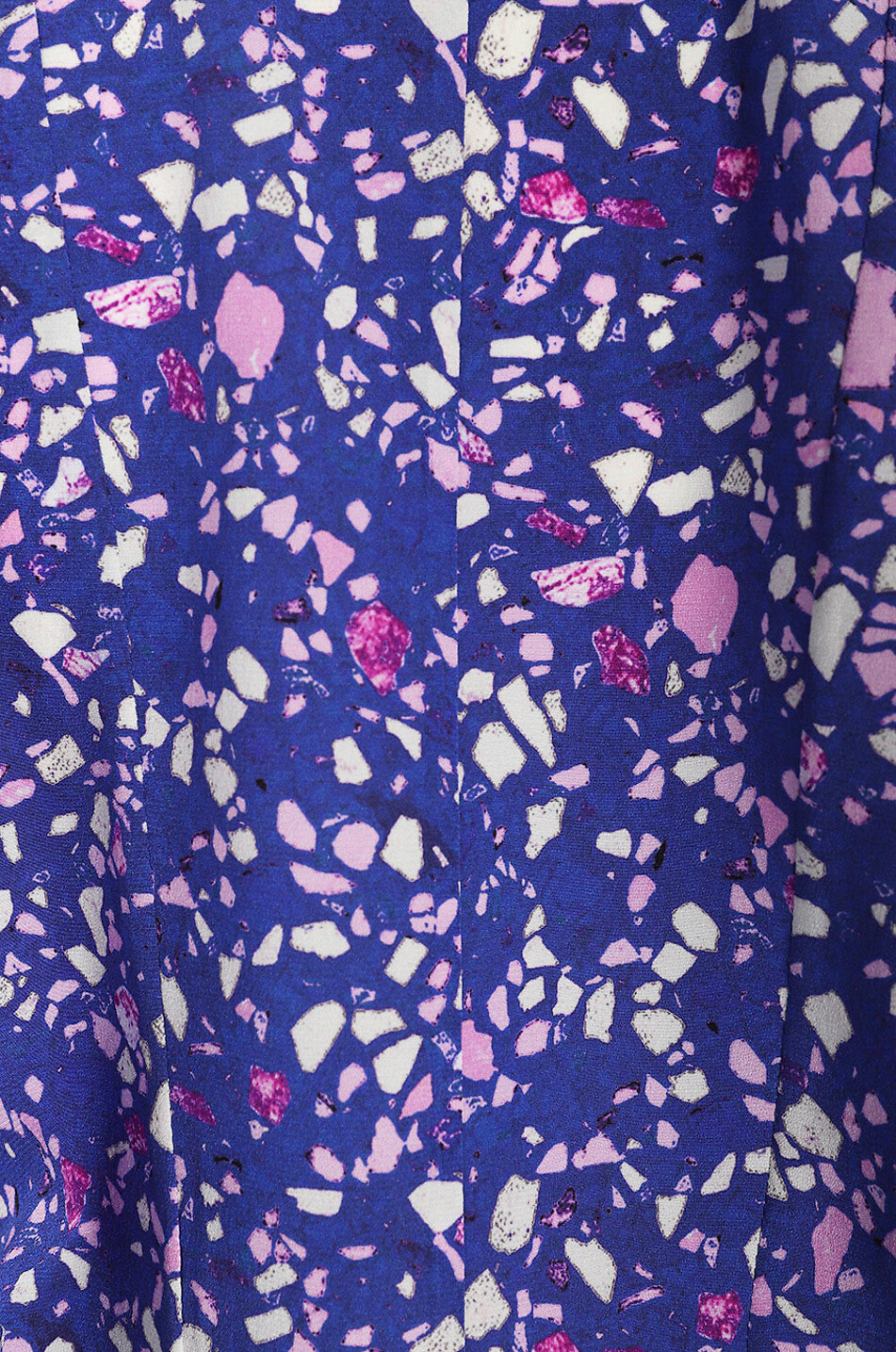 ISABEL MARANT Zarga terrazzo printed silk top Women BLUE 3