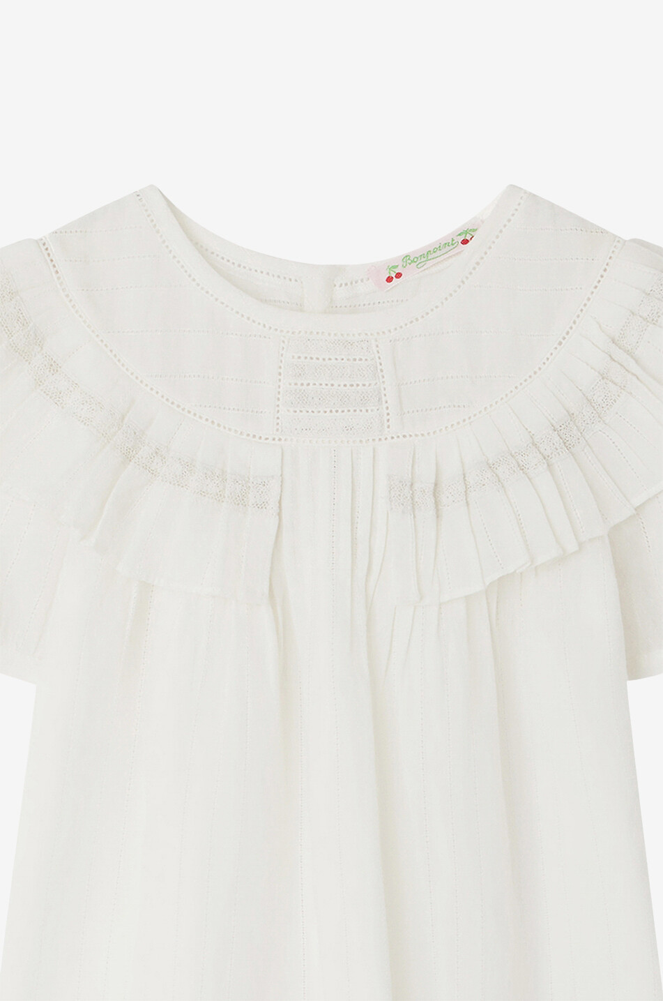 BONPOINT Blouse à manches courtes fille Truly Fille BLANC 3
