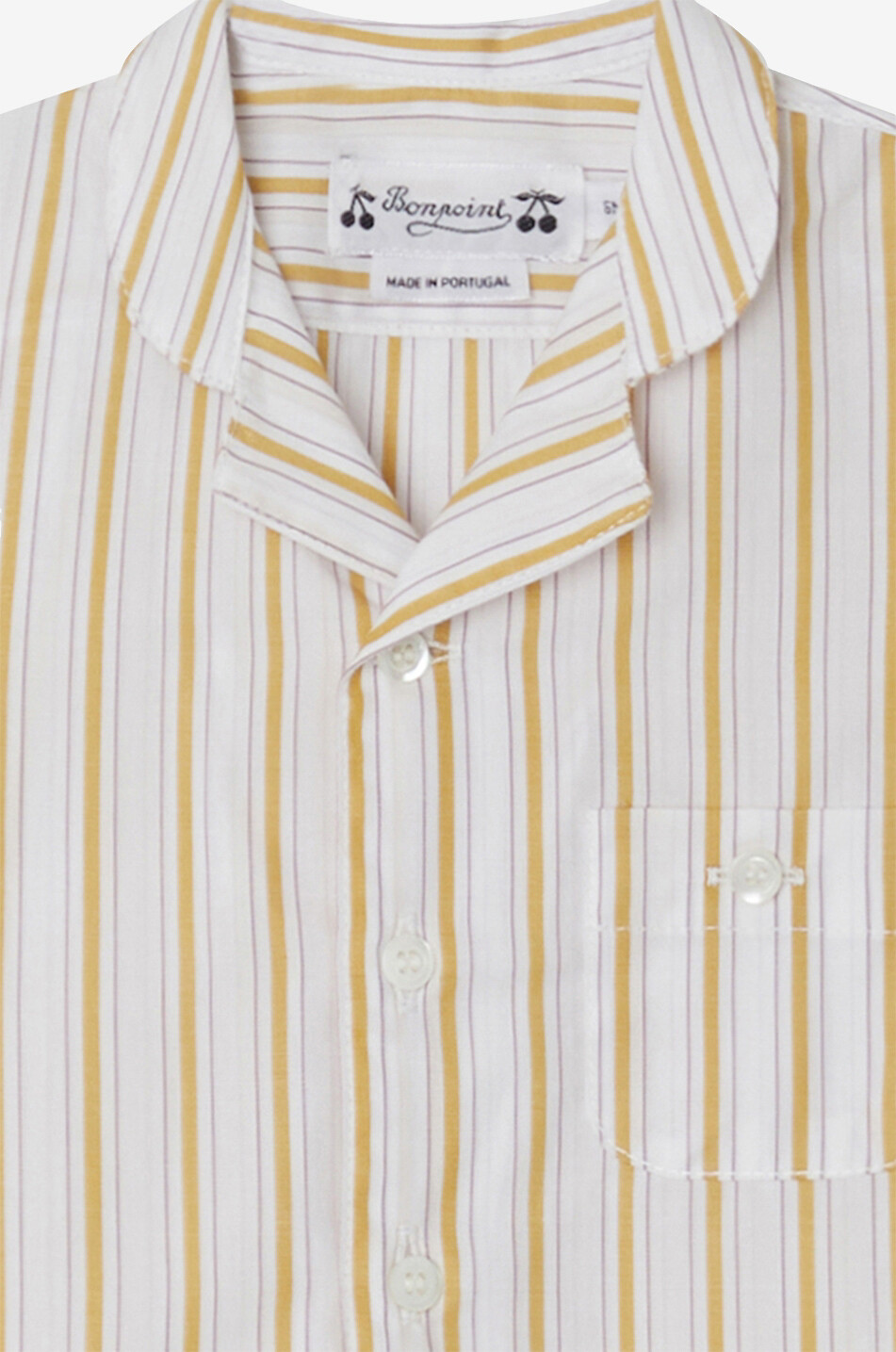 Gerald striped baby shirt