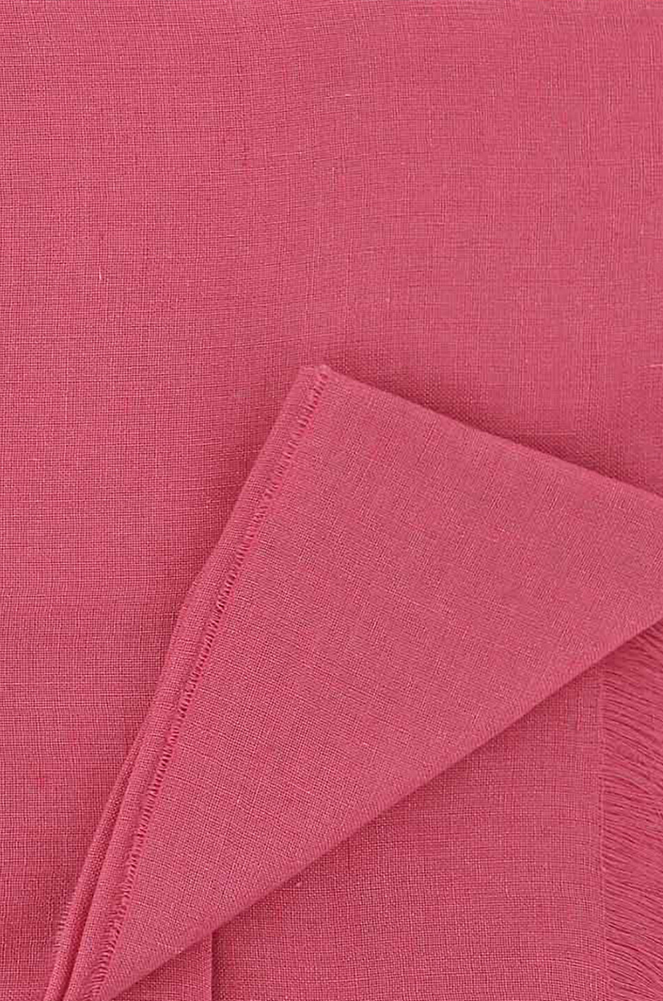 Écharpe unie en lin et soie