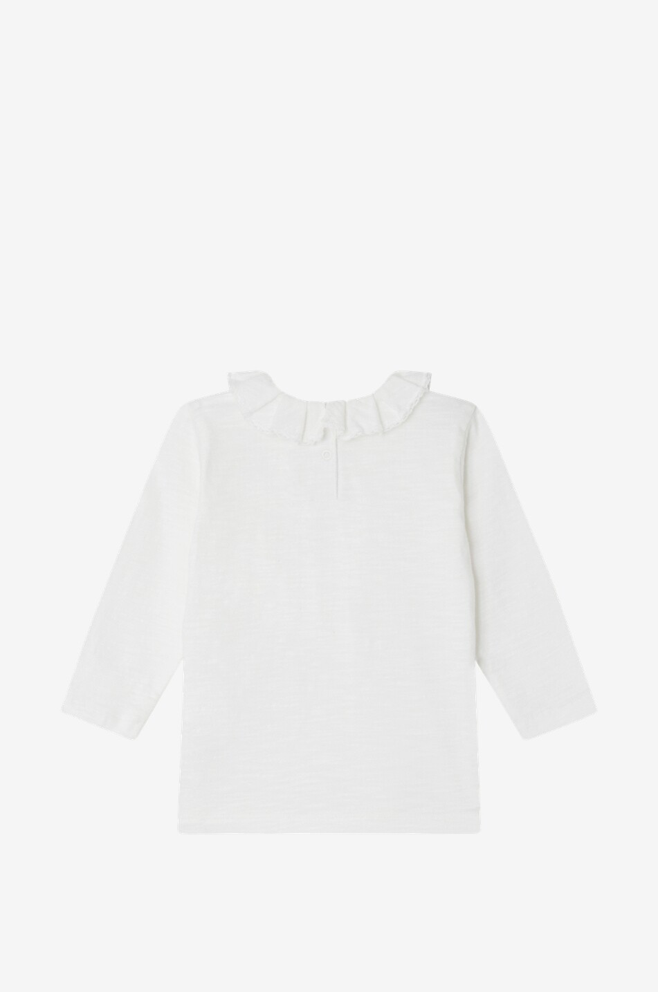 BONPOINT Billa organic cotton long-sleeved baby T-shirt Baby EGGSHELL 2