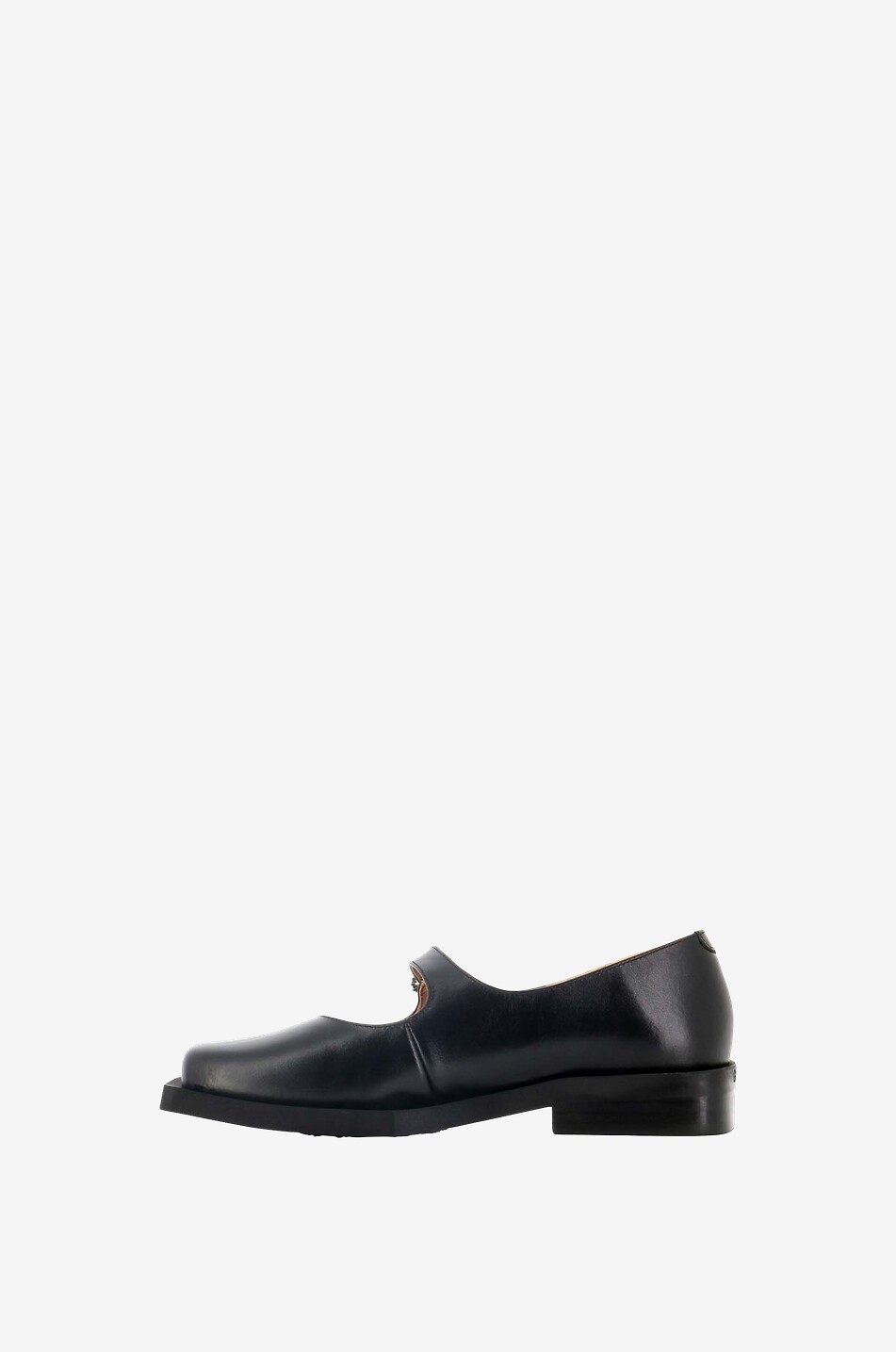 GANNI Mary Jane Ballerinas in smooth leather Women BLACK 3