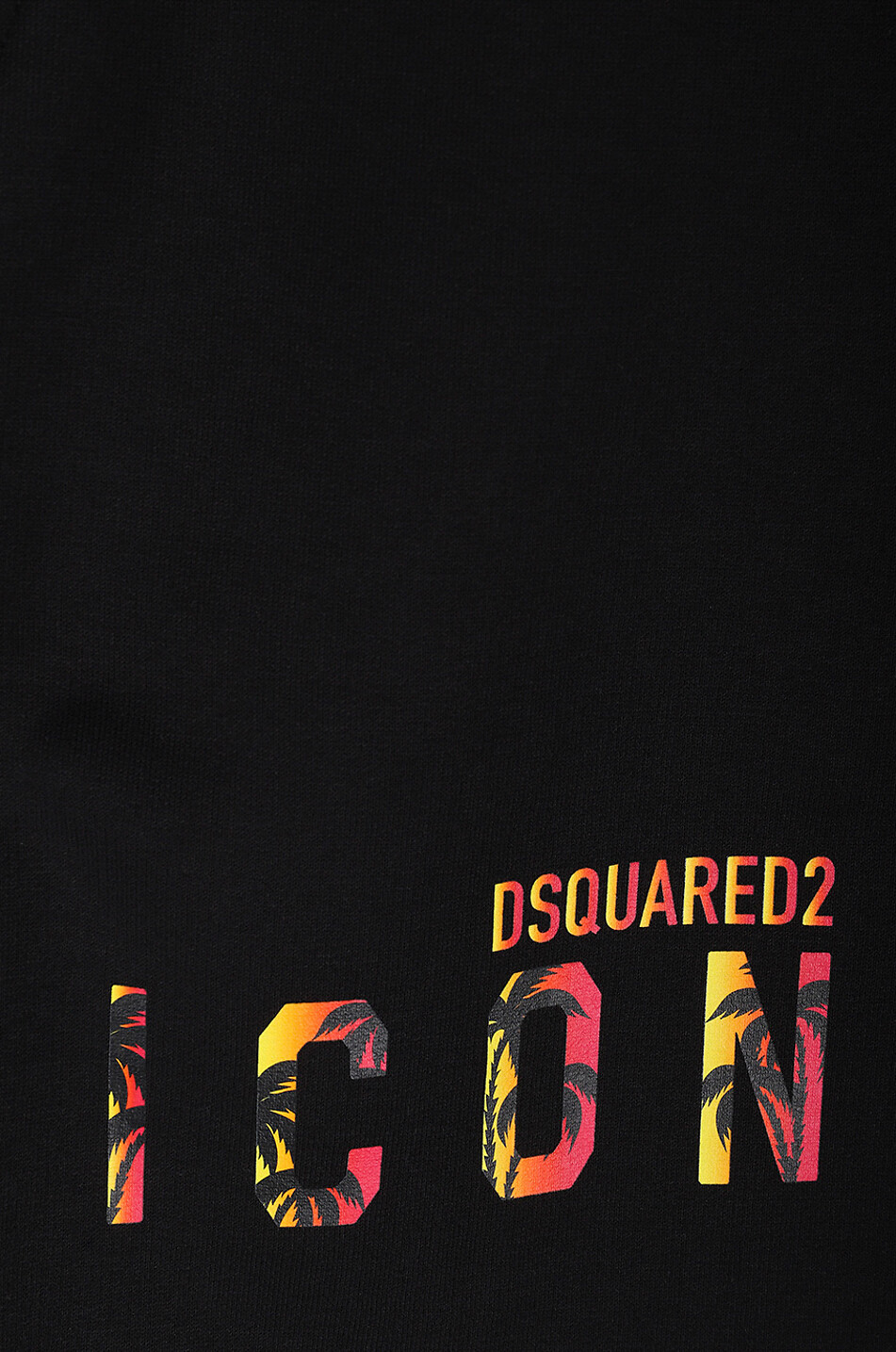DSQUARED2 Bermuda en coton ICON Sunset Homme NOIR 3