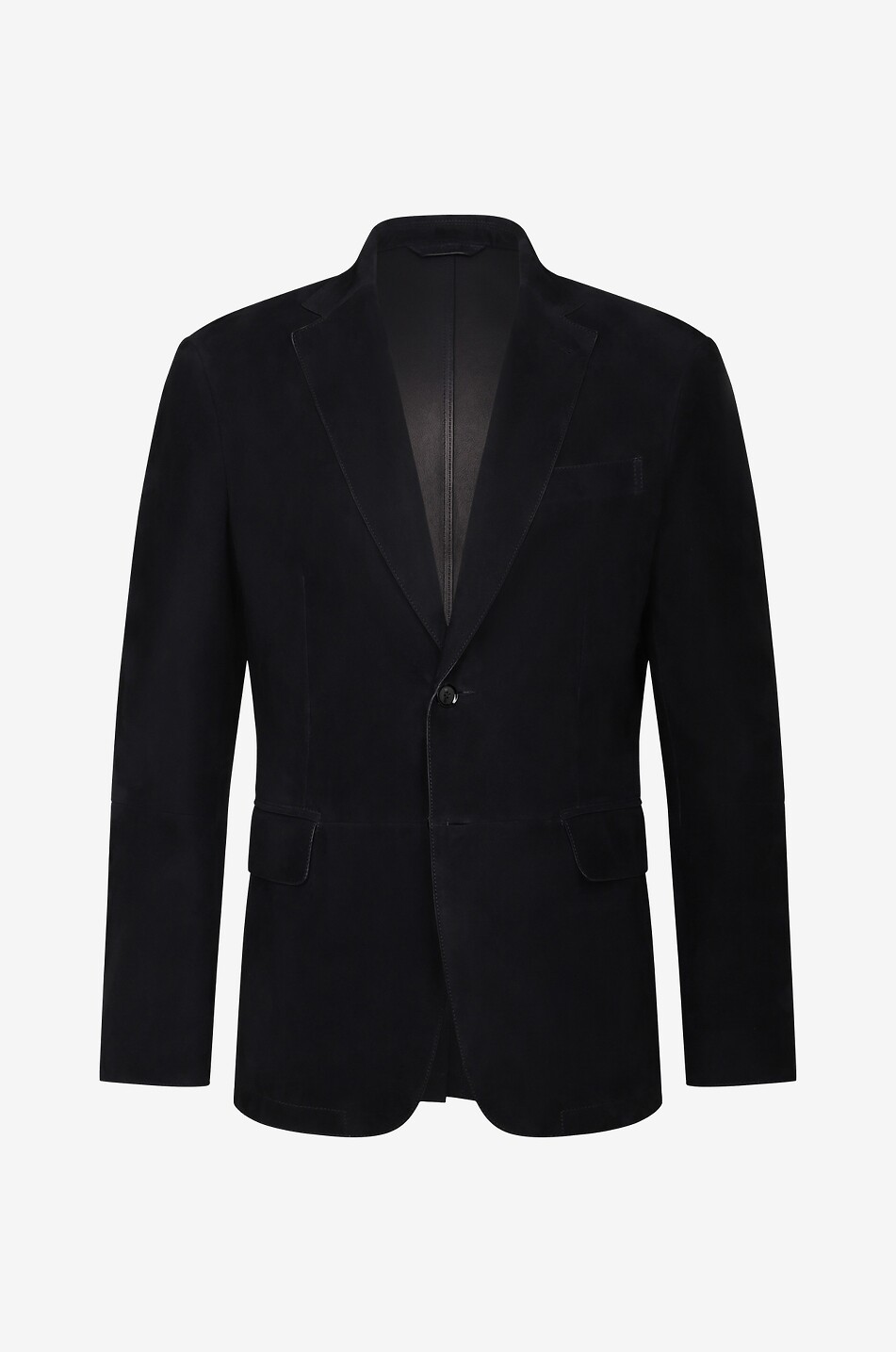 BRIONI Blazer en cuir d'agneau Homme BLEU FONCE 1