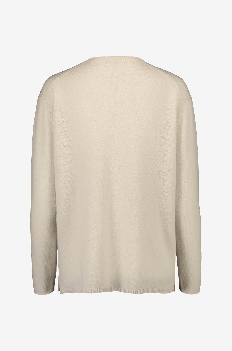 ALLUDE V-neck cashmere jumper Women BEIGE 2