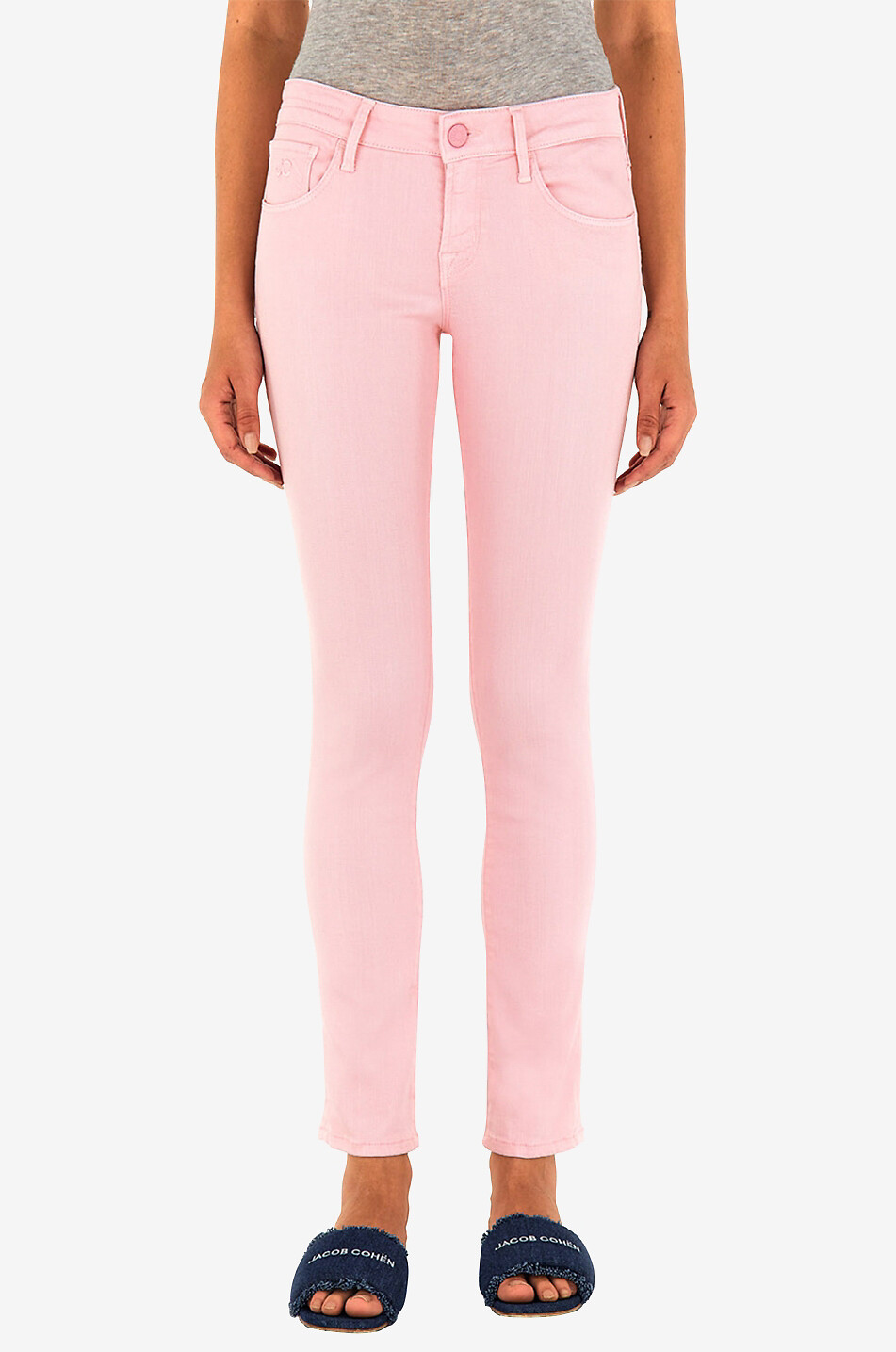 Jean skinny en coton mélangé Kim