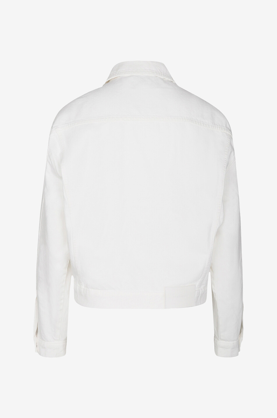 LOULOU STUDIO Dave organic cotton denim jacket Women WHITE 2