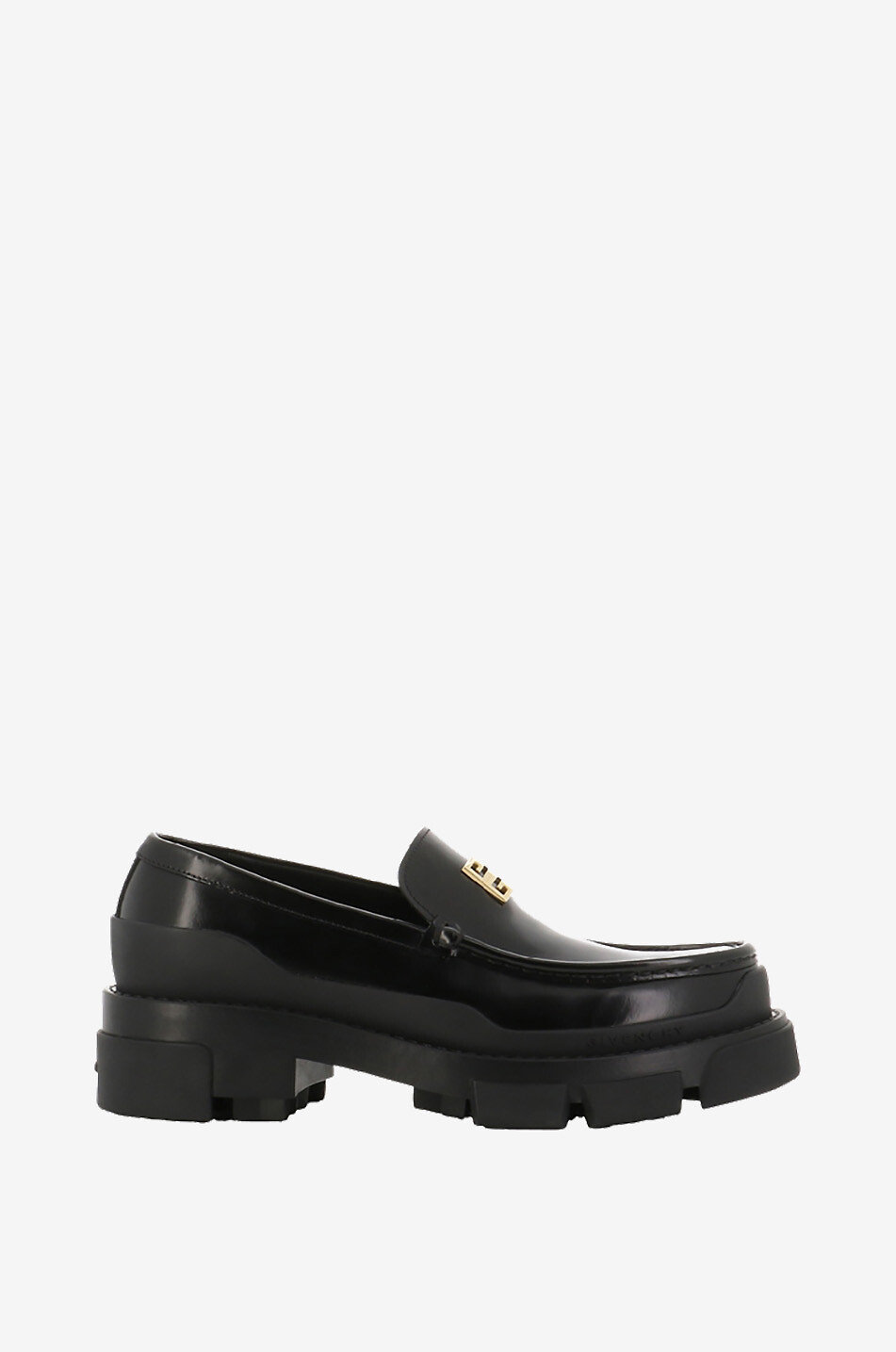 GIVENCHY Terra 4G brushed leather loafers Women BLACK 1