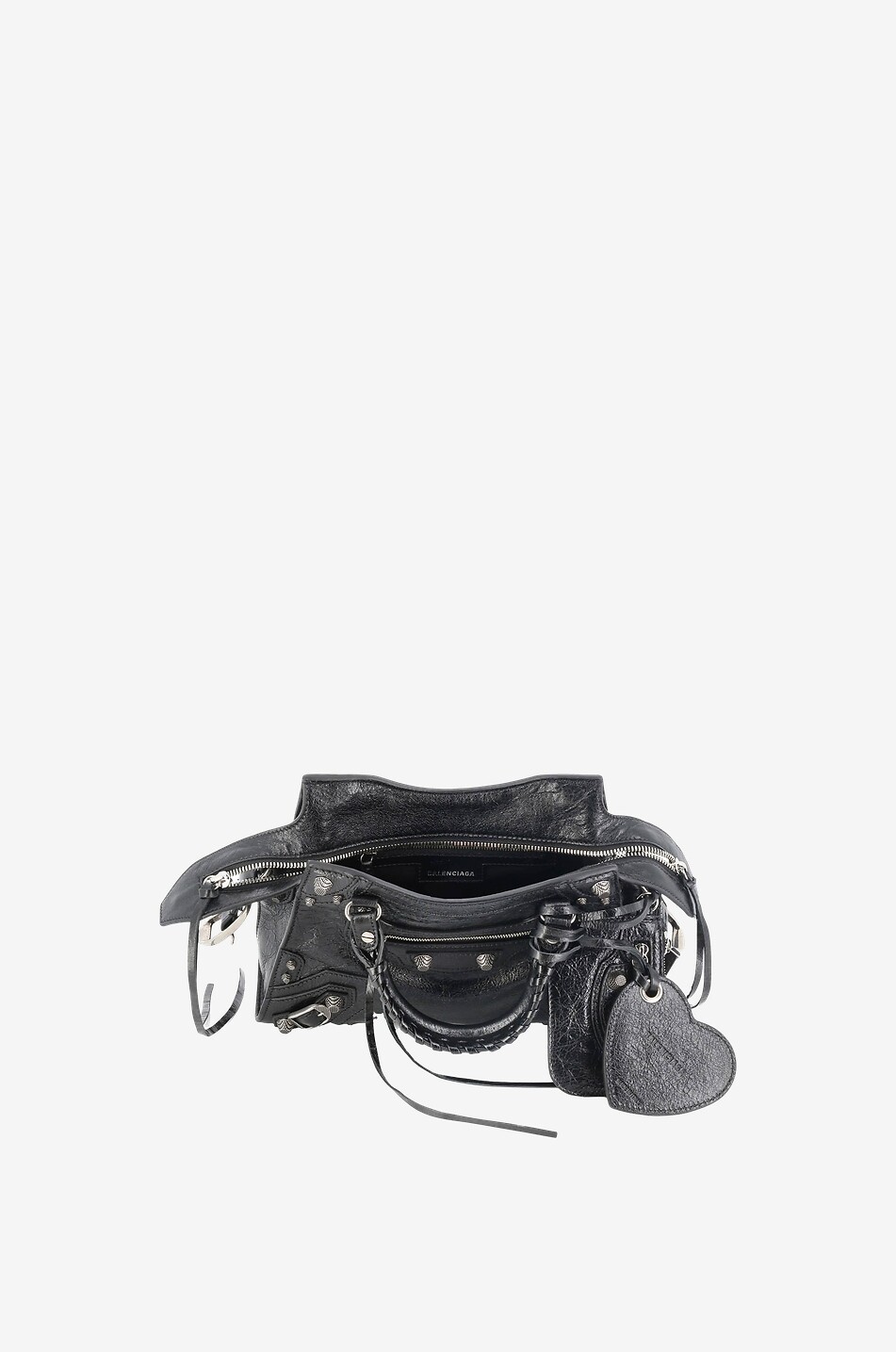 Neo Cagole XS arena leather handbag - BALENCIAGA - BLACK