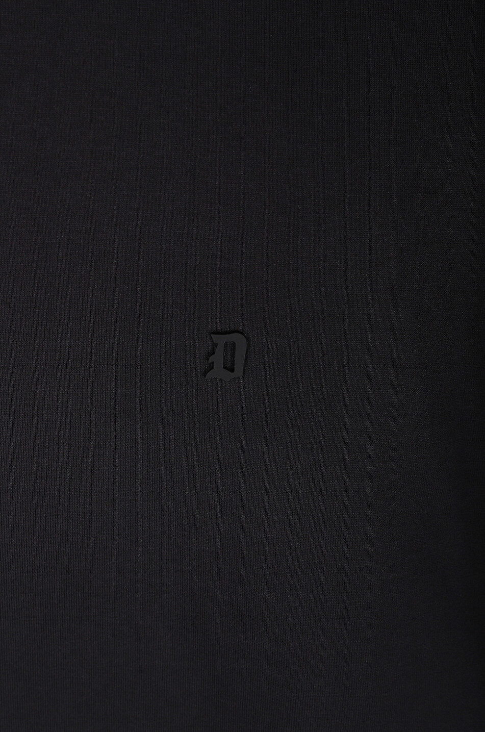 DONDUP T-shirt à manches courtes en coton à monogramme Homme NOIR 3