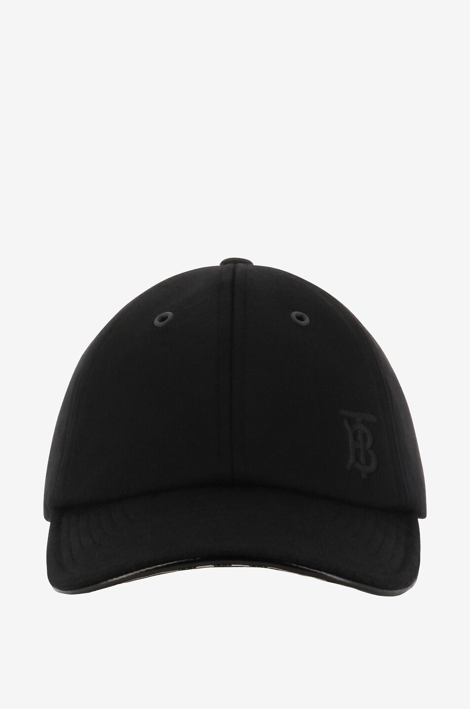 TB Monogram cashmere baseball cap BURBERRY Bongenie