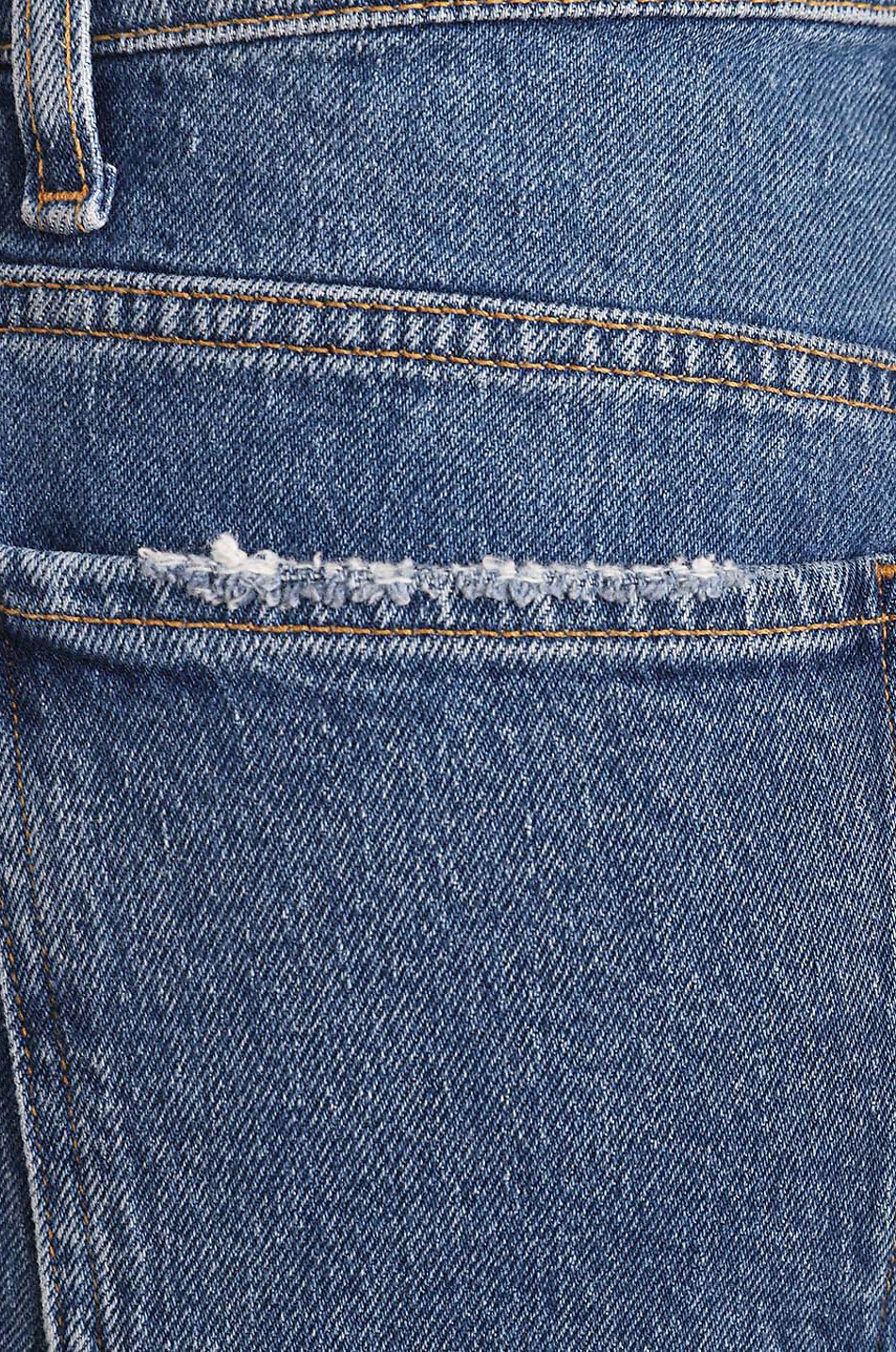 7 FOR ALL MANKIND Logan Stovepipe cropped straight leg jeans Women BLUE 3