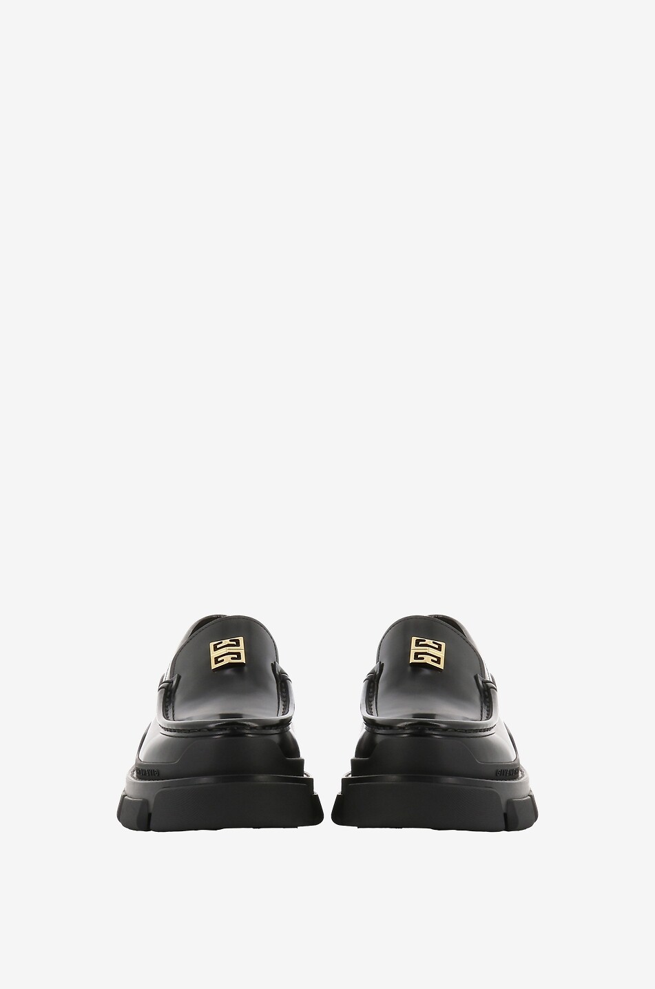 GIVENCHY Terra 4G brushed leather loafers Women BLACK 3