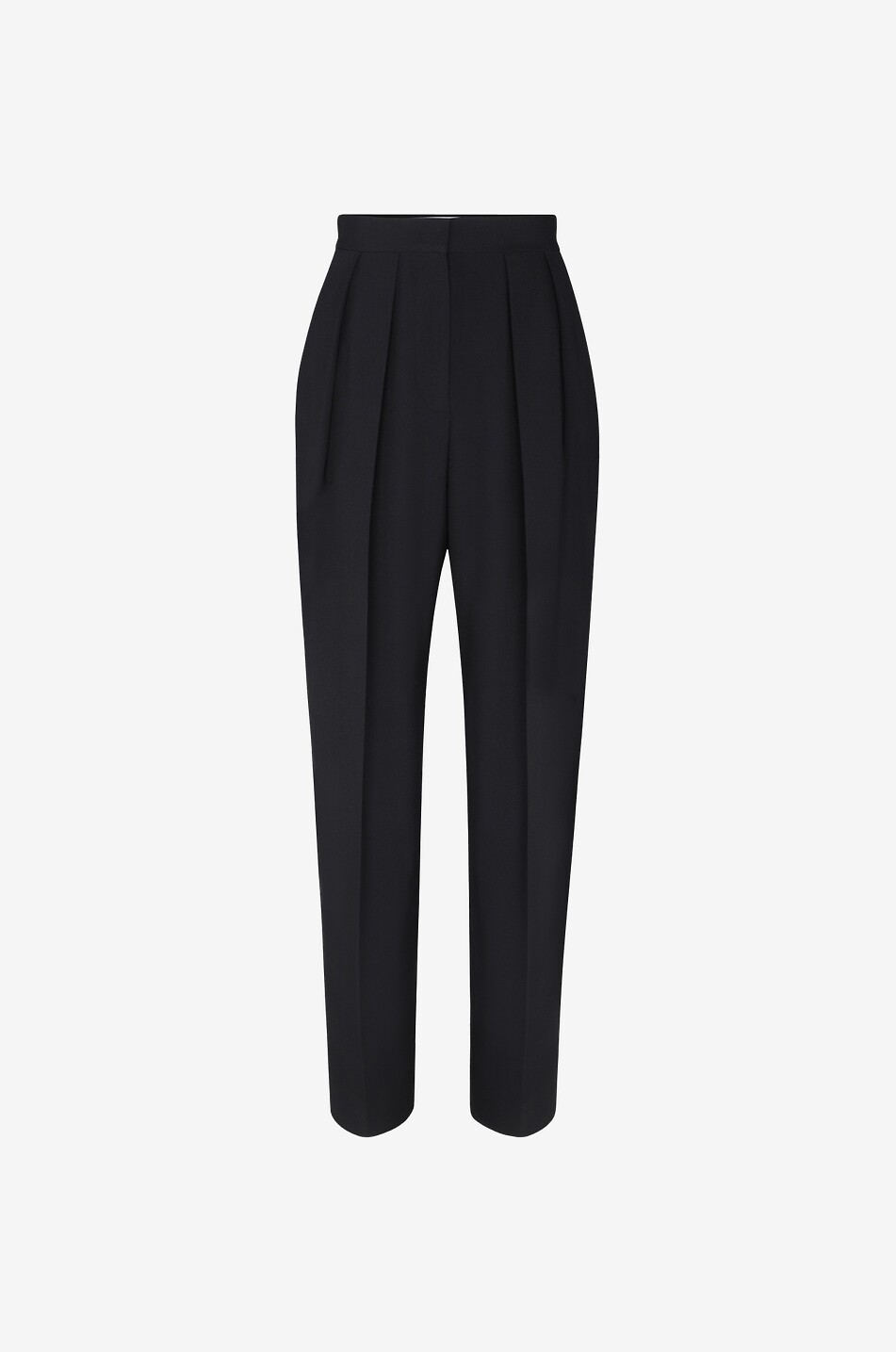 Pantalon à pinces en sergé