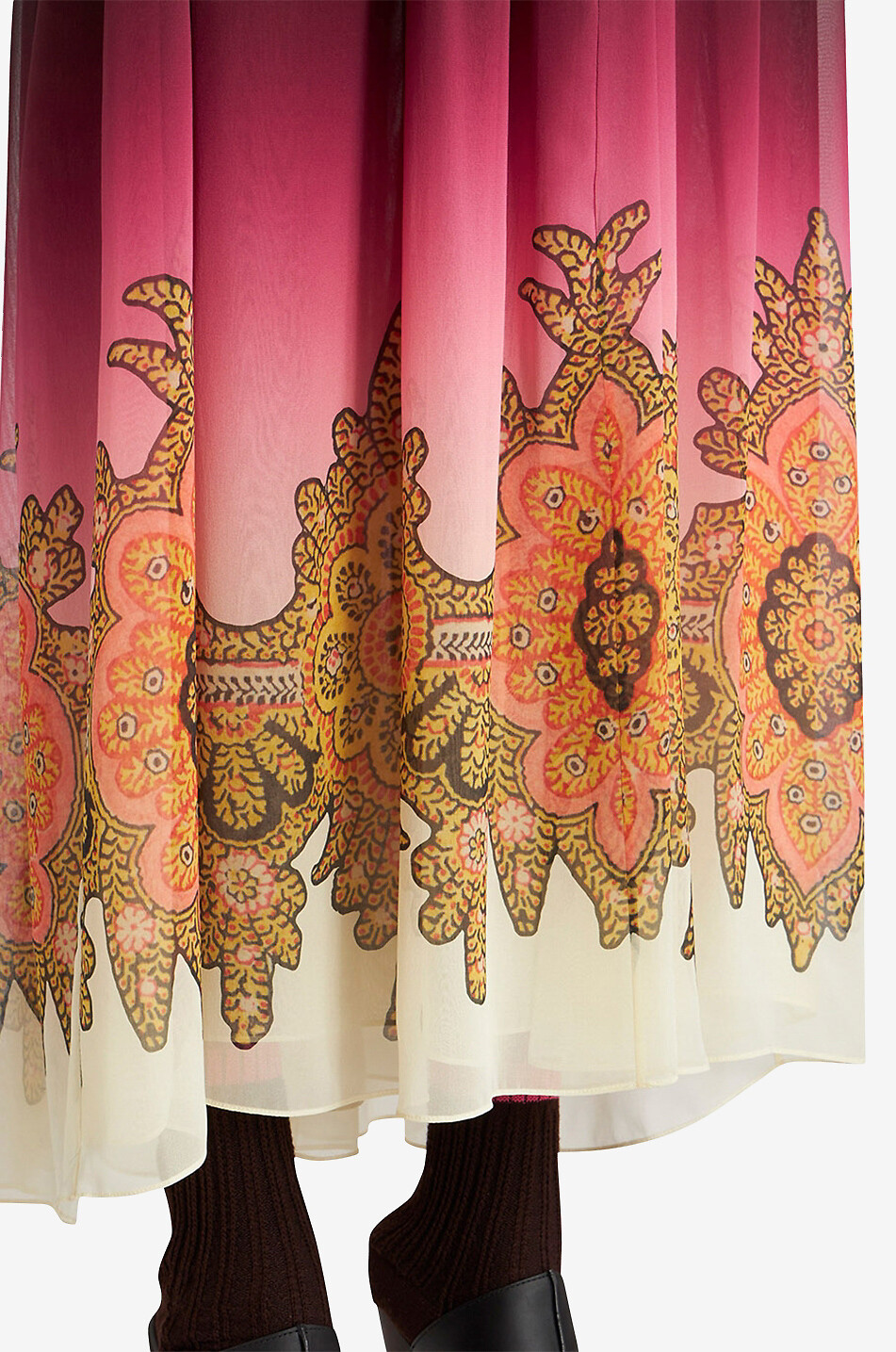 ETRO Weites Seiden-Tunikakleid mit Farbverlauf Damen BUNT 6