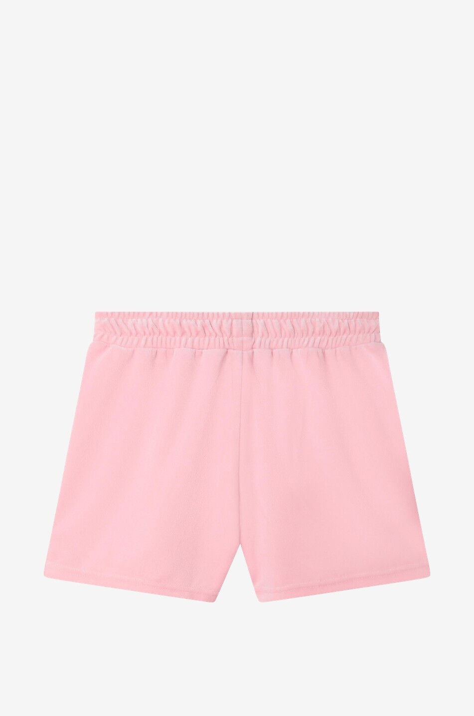 SONIA RYKIEL Crystal monogram adorned girl's velvet shorts Girl PINK 2