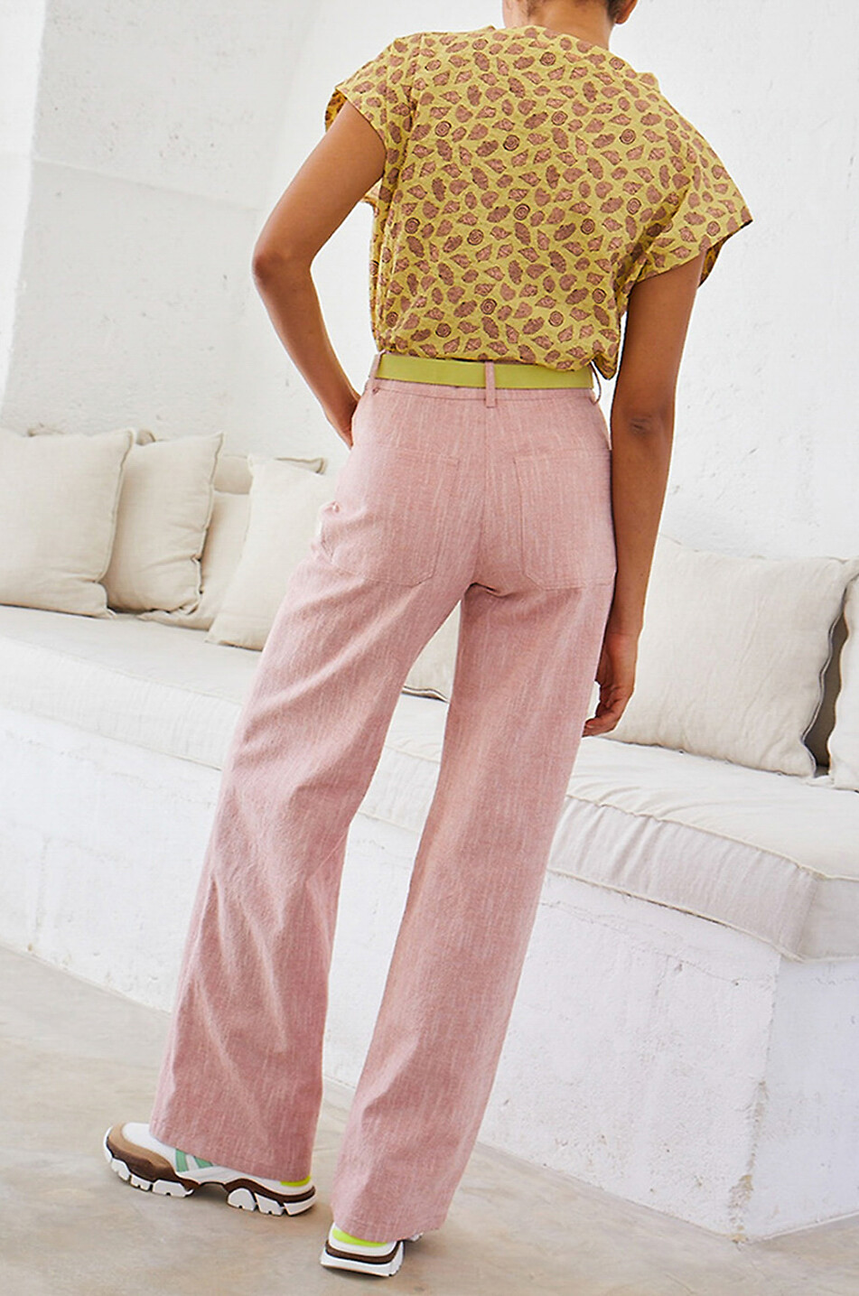 Hose mit weitem Bein Olivina