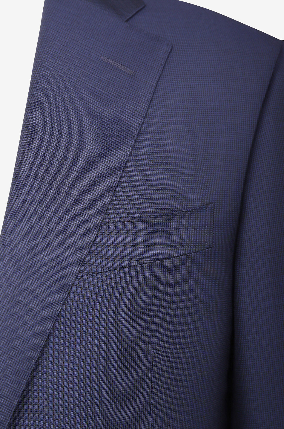 CORNELIANI Costume deux pièces en laine jacquard Leader Homme BLEU FONCE 3