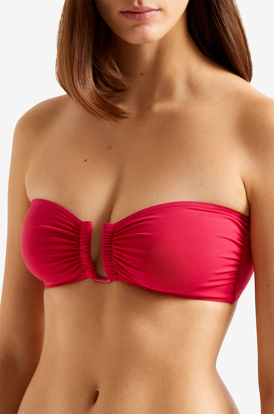 ERES Show bandeau bikini top Women DARK PINK 2