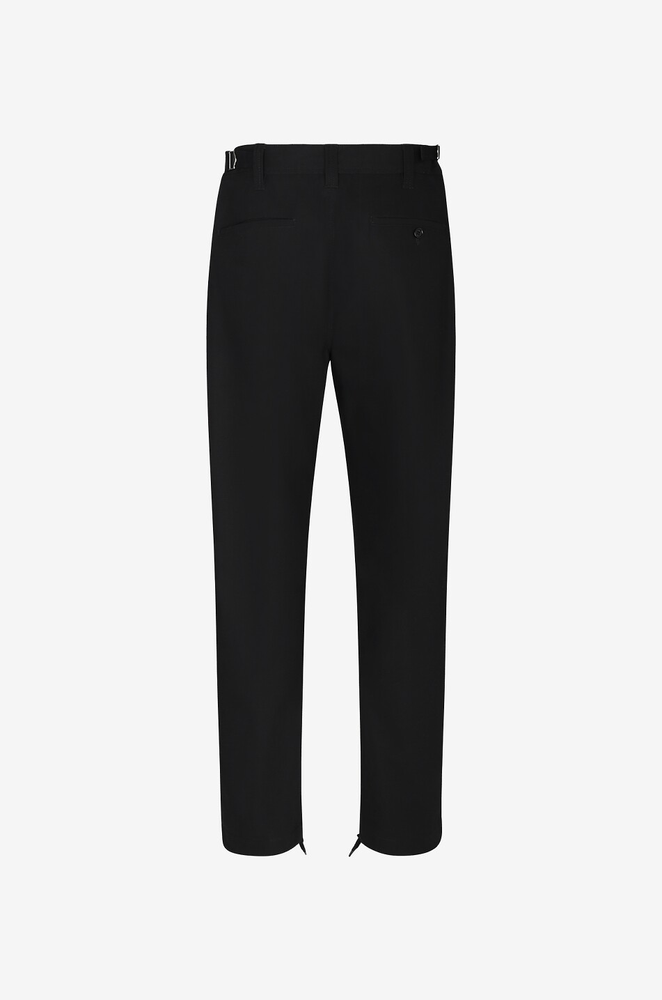Cargo style cotton panama trousers