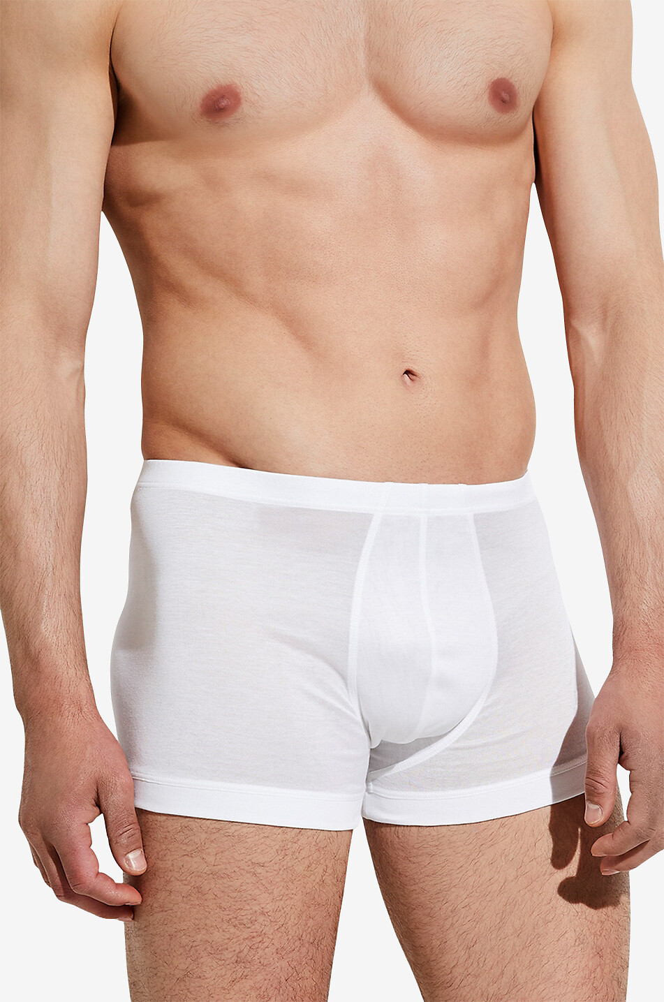 ZIMMERLI Boxer en coton 252 Royal Classic Homme BLANC 2