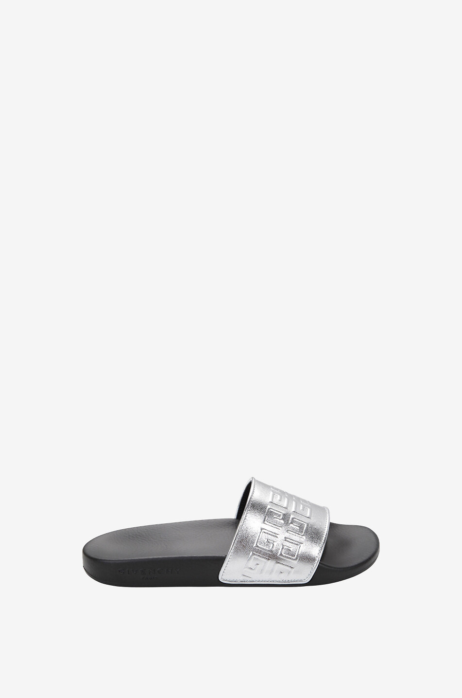 GIVENCHY Claquettes argentées fille 4G Fille ARGENT 2