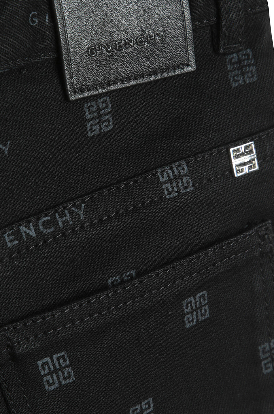 GIVENCHY Mini-short fille en denim 4G Fille NOIR 2