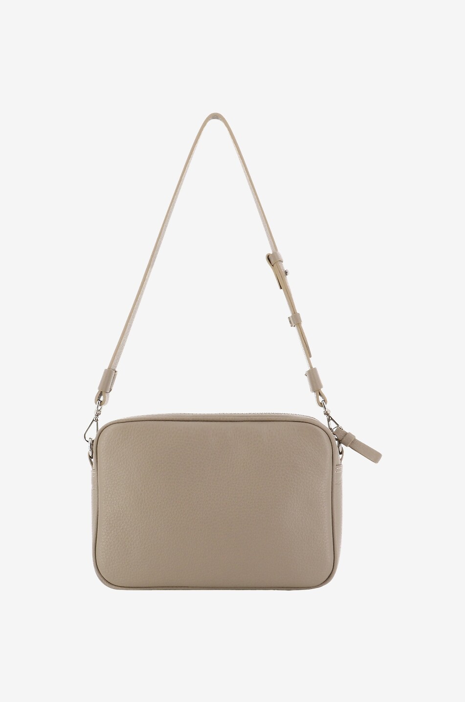 FABIANA FILIPPI Perlenbestickte Camera-Tasche aus genarbtem Leder Damen Hellbeige 3