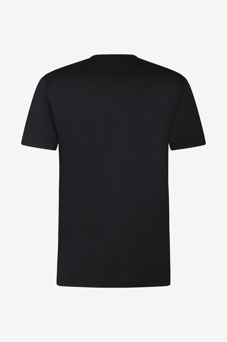 DONDUP T-shirt à manches courtes en coton à monogramme Homme NOIR 2