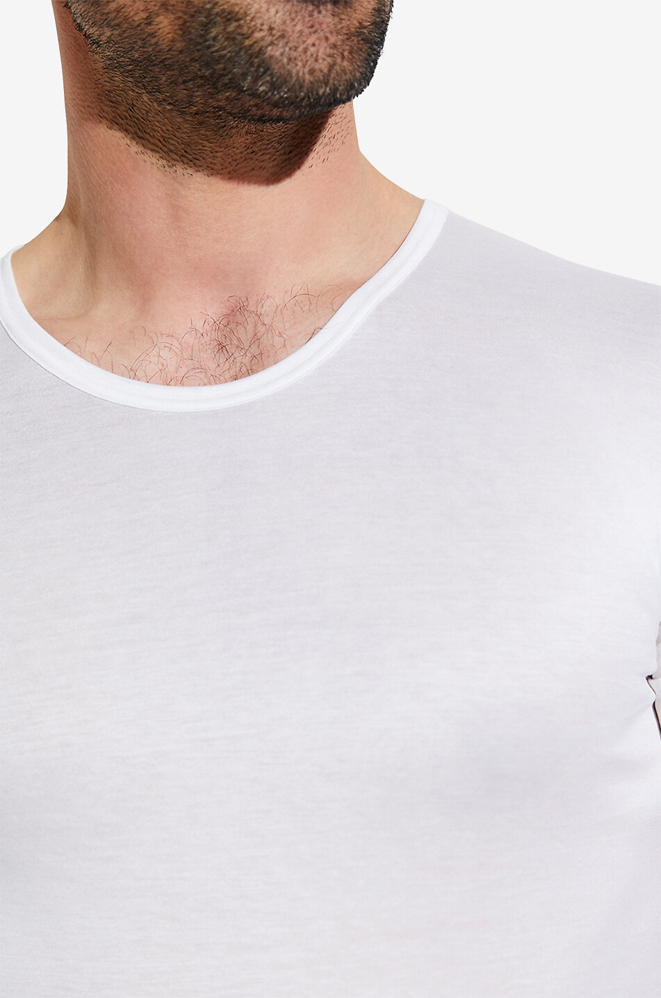 ZIMMERLI 252 Royal Classic cotton T-shirt Men WHITE 3