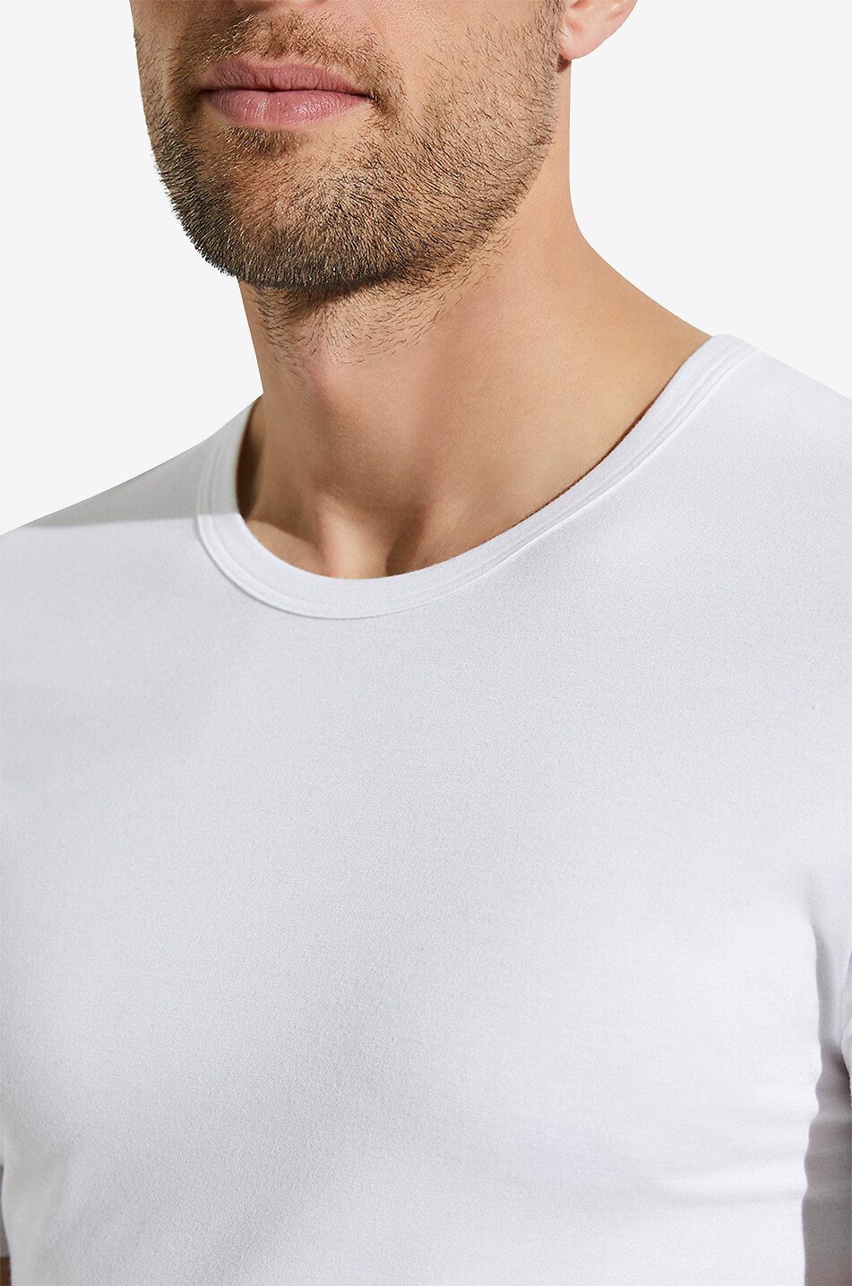 ZIMMERLI T-shirt en modal 700 Pureness Homme BLANC 4