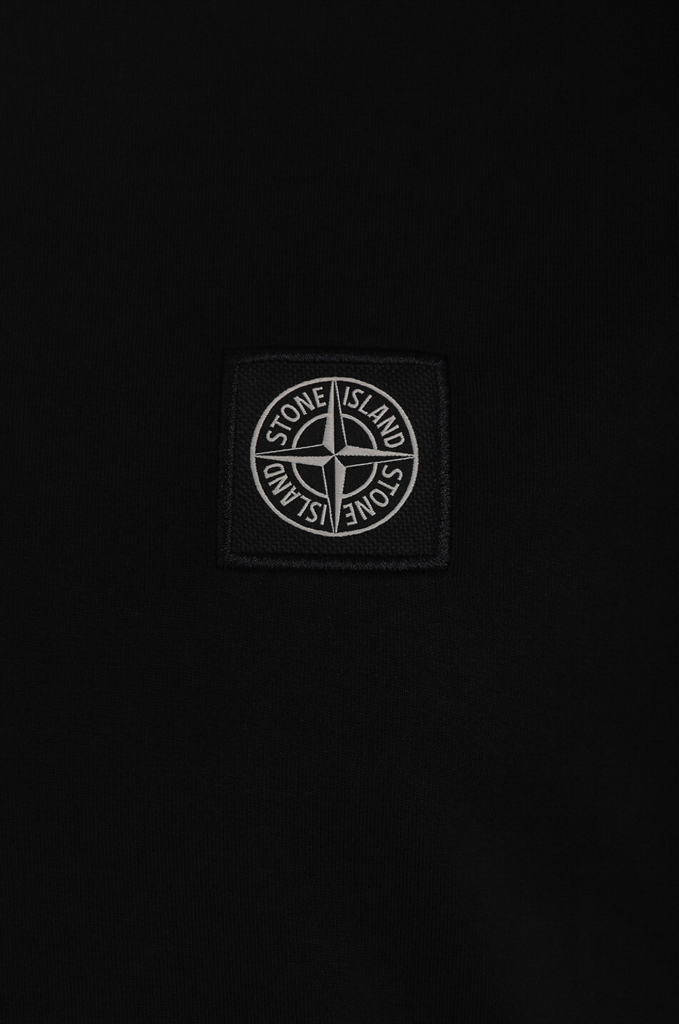 STONE ISLAND Kurzarm-T-Shirt mit Aufnäher Compass Herren SCHWARZ 3