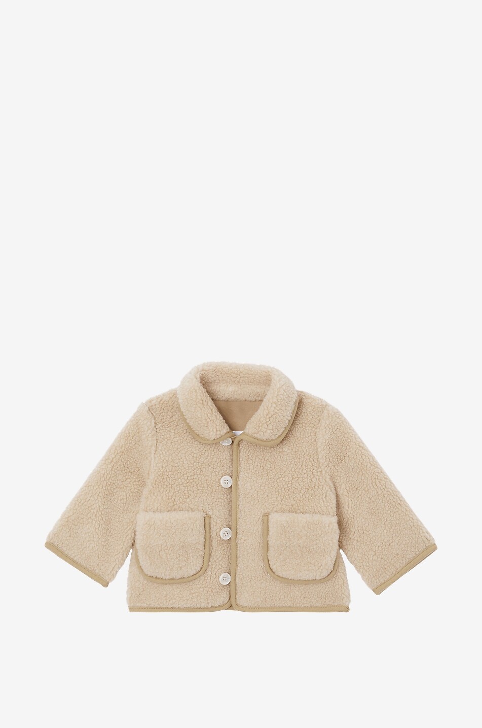 BURBERRY Baby-Plüschjacke Connie Thomas Bear Unisex BEIGE 1