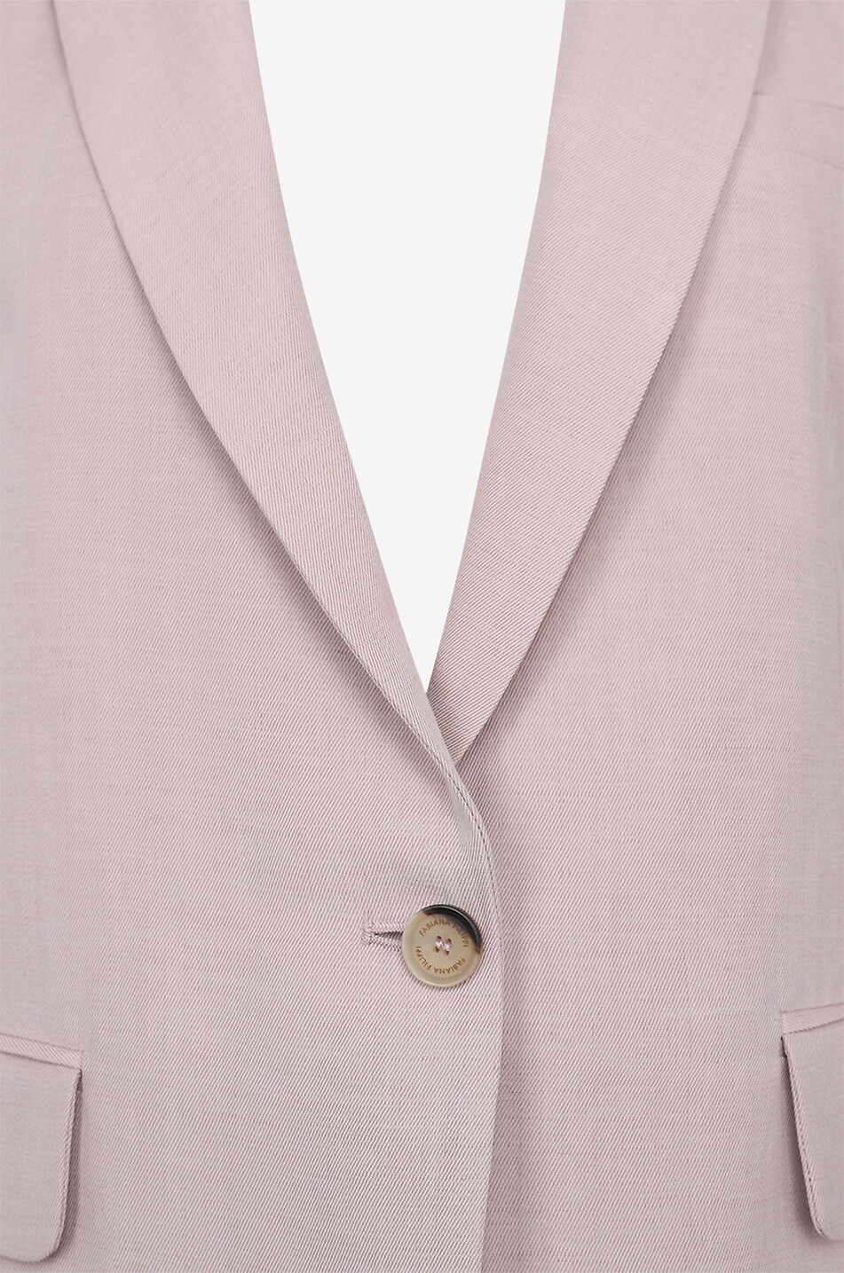 FABIANA FILIPPI Einreihiger Blazer aus Viskose und Leinen Eta Damen HELLROSA 3