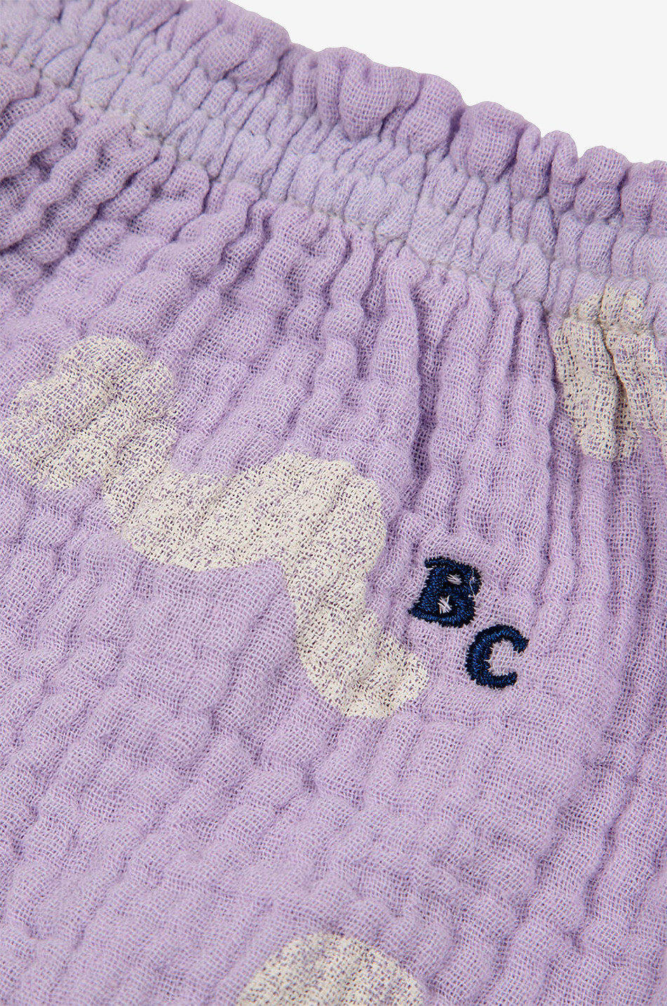 BOBO CHOSES Waves printed organic cotton baby bloomers Baby PURPLE 3