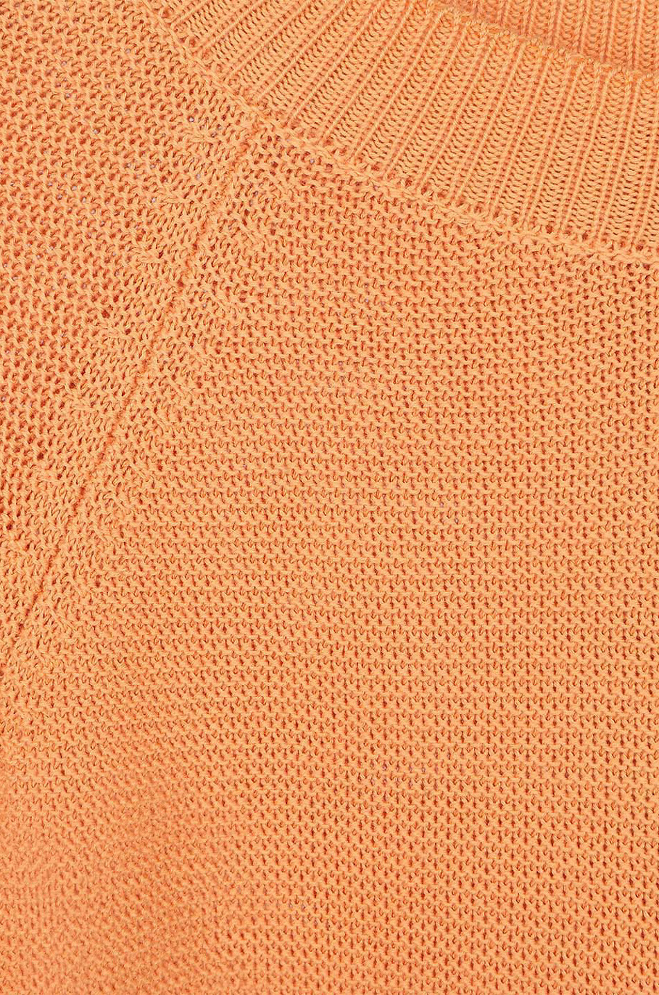 WEEKEND MAX MARA Leichter Moosstrick-Baumwollpullover Linz Damen ORANGE 3