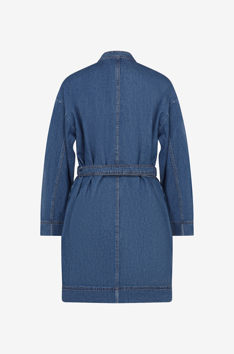 WEEKEND MAX MARA Finito oversized short denim dress Women DARK BLUE 2