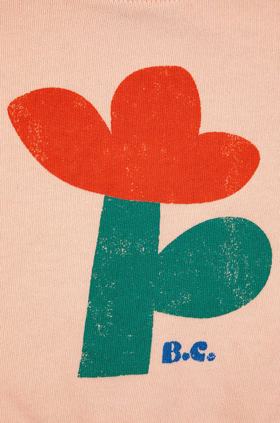 Sea Flower printed baby boxy sweatshirt