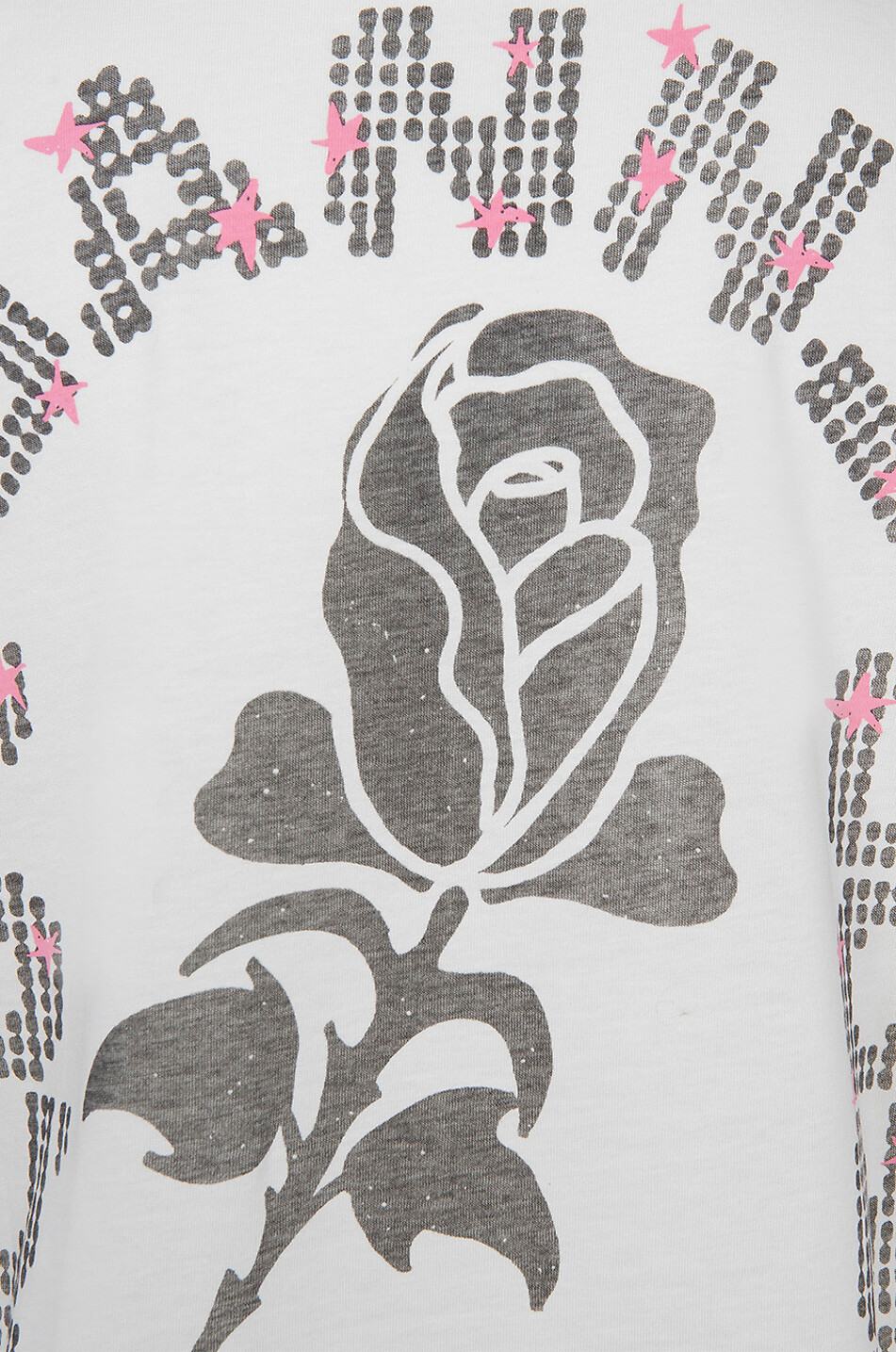 T-shirt à manches longues en coton bio GANNI LOVE