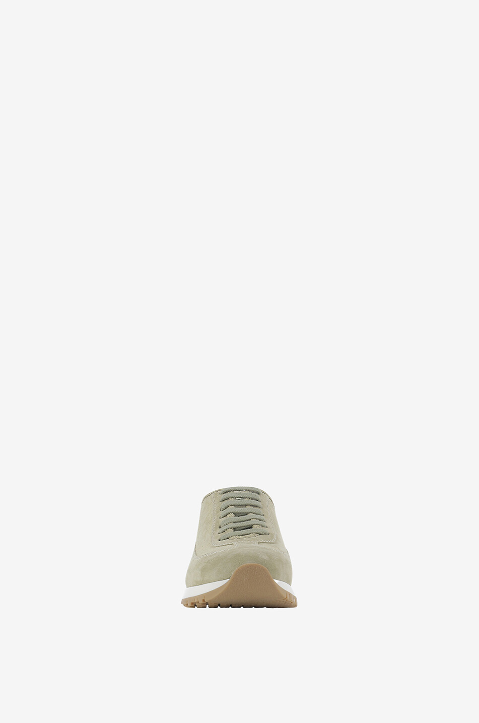 JOHN LOBB Baskets basses à lacets en daim Foundry II Homme VERT MOYEN 2