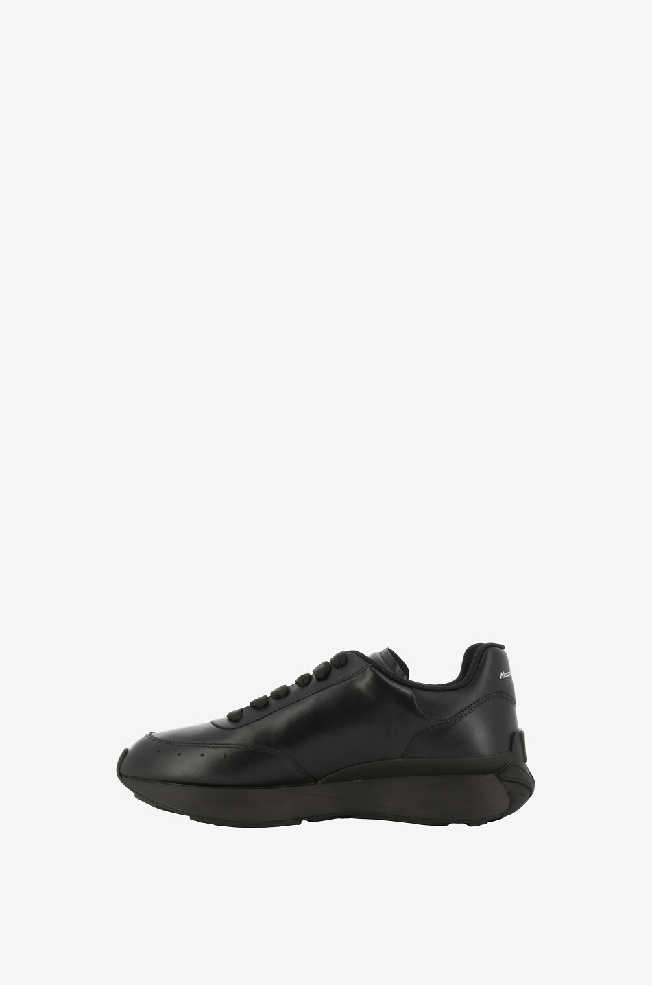 ALEXANDER McQUEEN Sprint Runner low-top lambskin sneakers Men BLACK 3