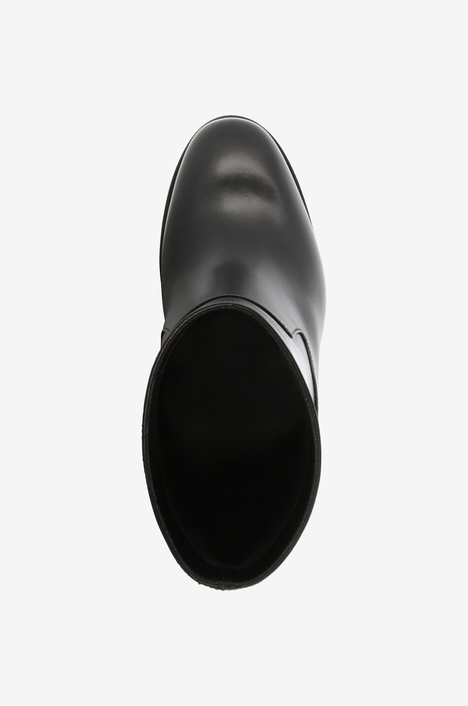 ALEXANDER McQUEEN Plateau-Stiefeletten aus Glattleder mit Absatz 80 Damen SCHWARZ 5