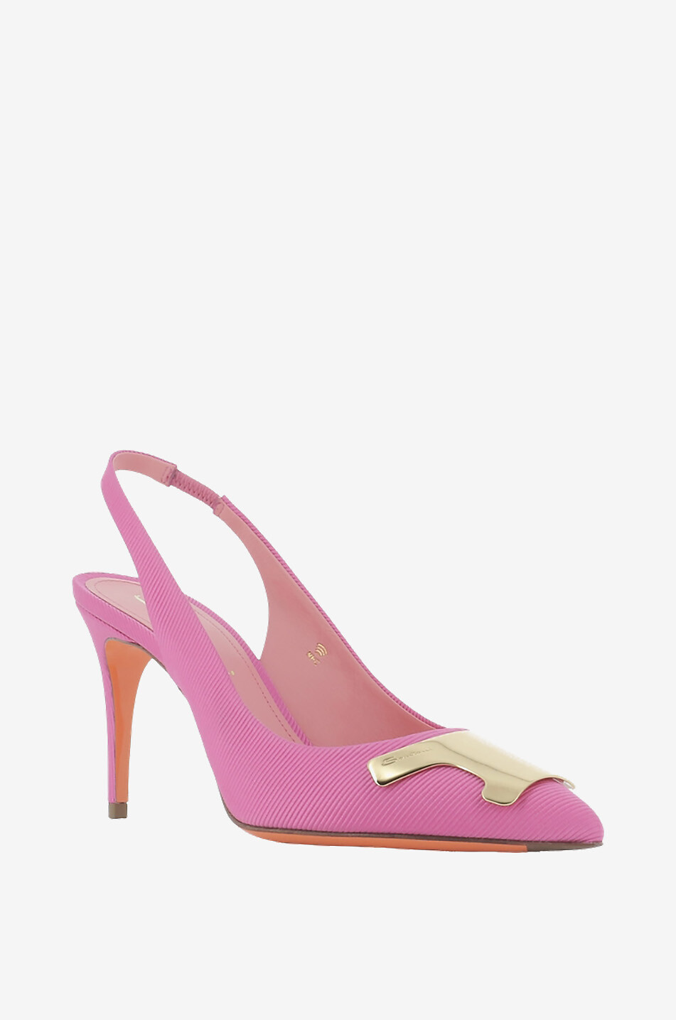 Sibille nylon heeled pumps