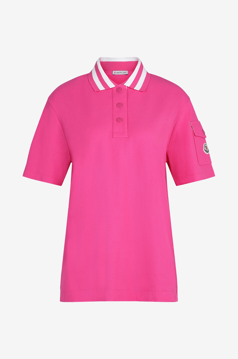 Polo en coton piqué à manches courtes