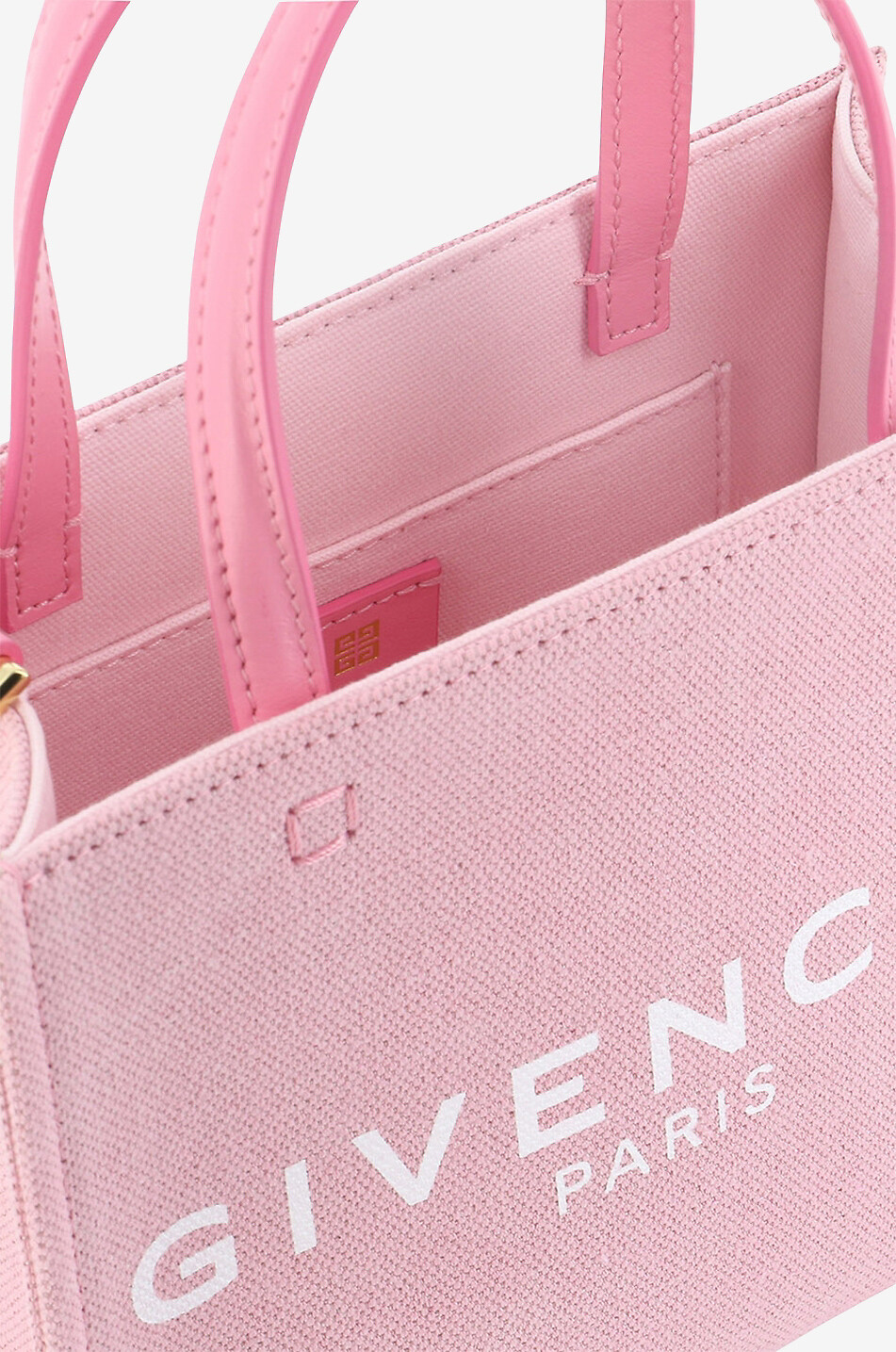 GIVENCHY Sac cabas en toile et cuir G Tote Mini Femme ROSE 3