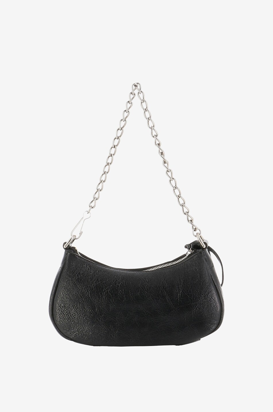 BALENCIAGA Le Cagole Mini arena leather shoulder bag Women BLACK 5
