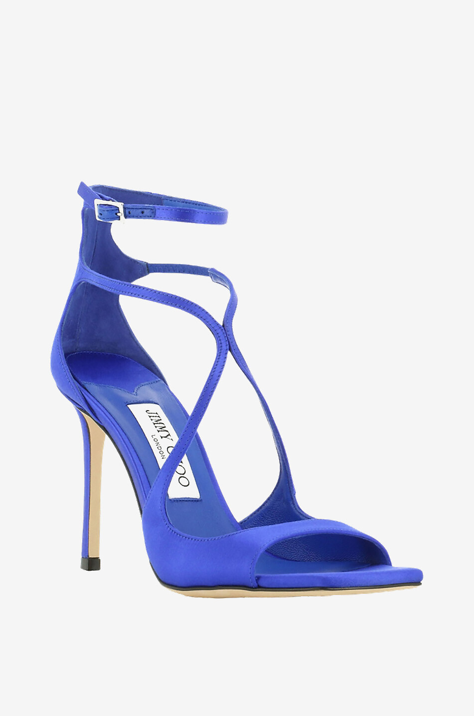 Sandales à talon en satin Azia 95