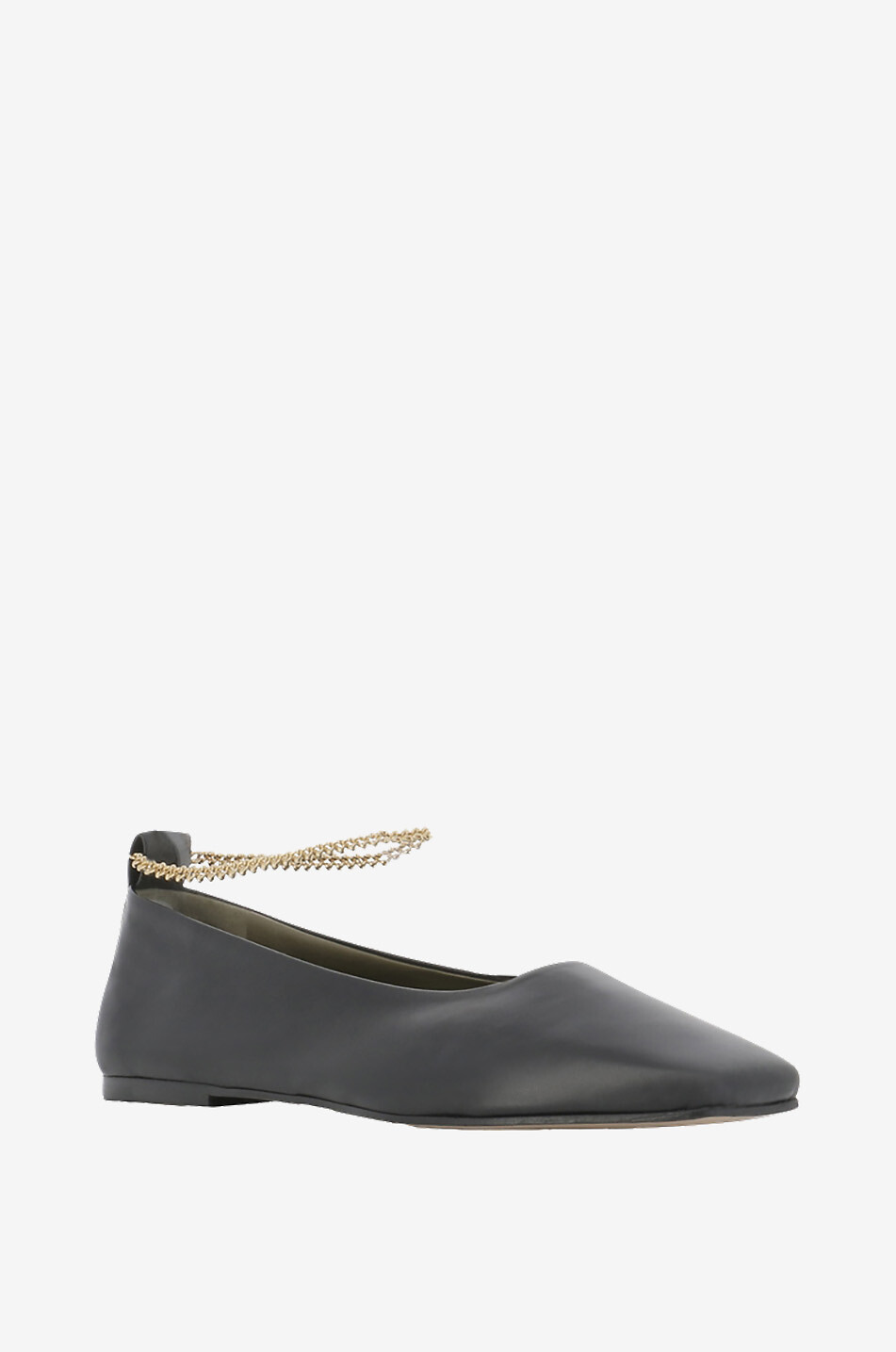 Augusta square toe Nappa leather ballet flats