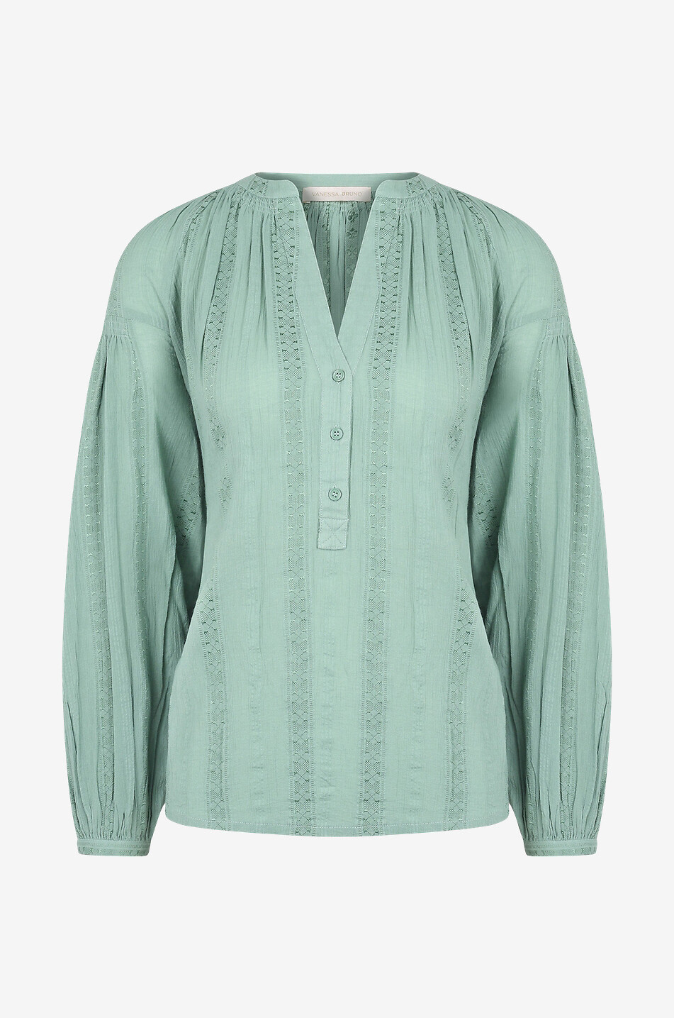 Langärmelige Bluse aus Baumwolle Nipoa